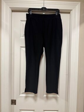 Eileen Fisher Black Pull-On Straight Pants